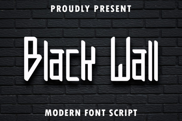Black Wall: A Stylish Display Font for Editorial Design