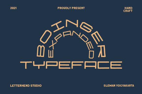 Boinger: A Vintage-Inspired Display Font for Creative Projects