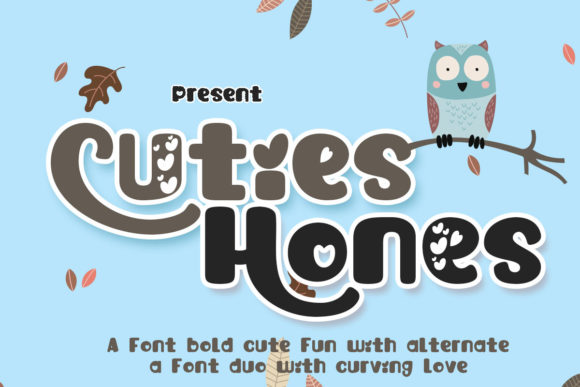 Bringing Charm to Branding with Cuties Hones Font