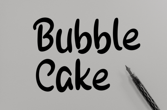 Bubble Cake Font for Polished Branding