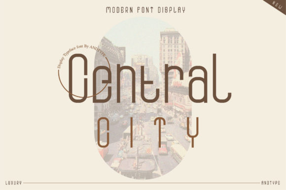 Central City: A Modern Display Font for Bold Branding