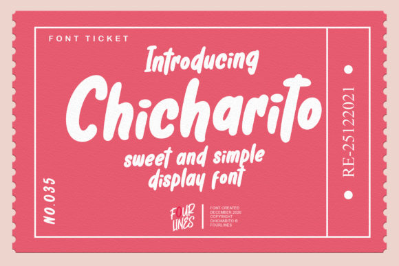 Chicharito Font for Bold Branding and Social Media Design