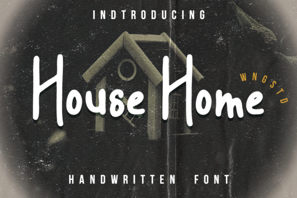 House Home: A Font That Feels Like a Warm Welcome