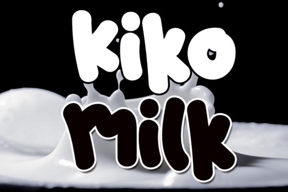 Kiko Milk: A Playful Display Font for Bold Branding