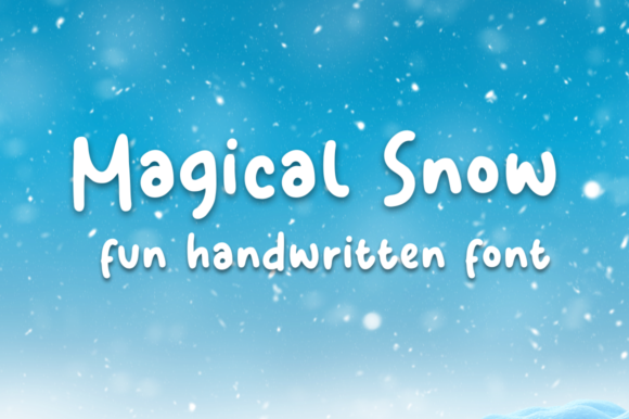 Magical Snow: A Timeless Display Font for Branding Projects