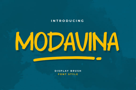 Modavina: The Font That Elevates Your Campaign Visuals