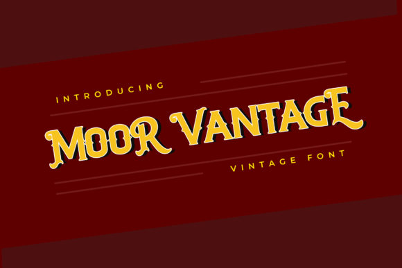 Moor Vantage: A Bold Font for Small Business Branding