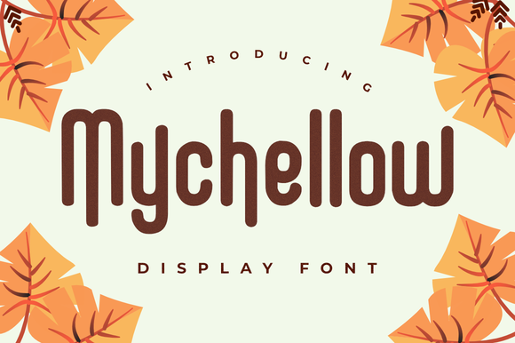 Mychellow: A Retro Display Font for Editorial Projects