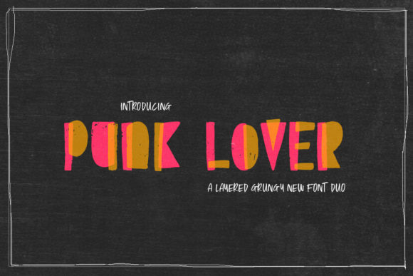 Punk Lover: A Bold Typeface for Modern Editorial Design