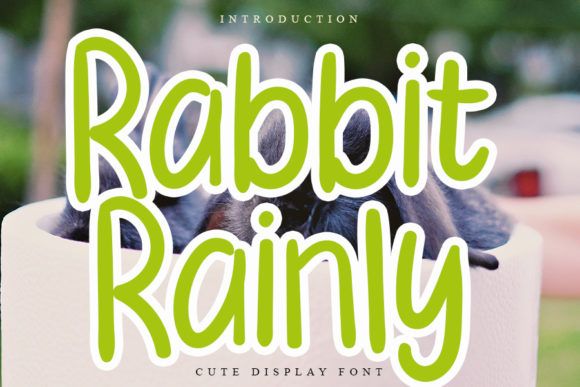 Rabbit Rainly Font for Eye-Catching Digital Designs