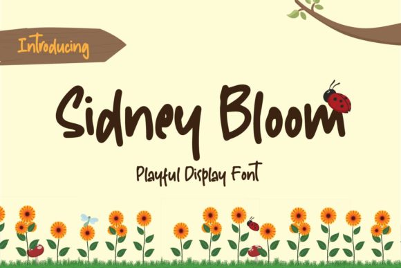 Sidney Bloom Font for Handmade Creations
