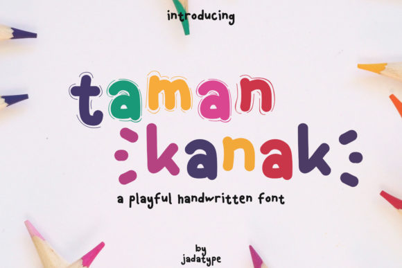 Taman Kanak: A Friendly Font for Business Branding