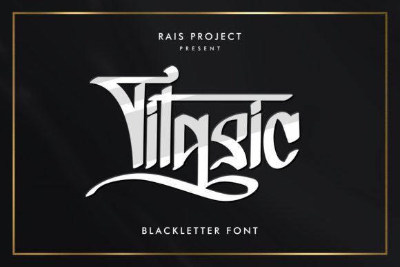 Titasic: A Display Font for Bold Branding