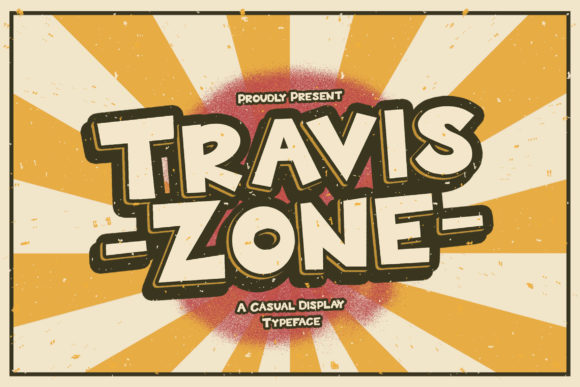 Travis Zone Font for Handmade Creations