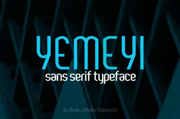 Yemeyi: A Modern Display Font for Editorial Projects